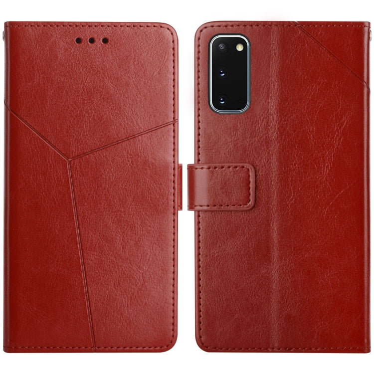 Y Stitching Horizontal Flip Leather Case with Holder & Card Slots & Wallet & Photo Frame, For Samsung Galaxy S20, For Samsung Galaxy S20+, For Samsung Galaxy S20 Ultra, For Samsung Galaxy S20 FE, For Samsung Galaxy S21 5G, For Samsung Galaxy S21 FE 5G�...