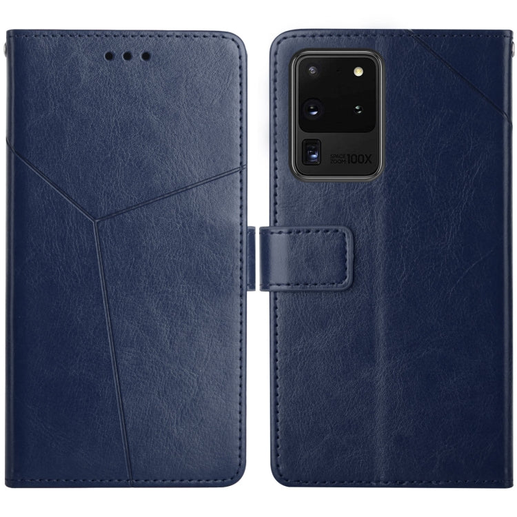 Y Stitching Horizontal Flip Leather Case with Holder & Card Slots & Wallet & Photo Frame, For Samsung Galaxy S20, For Samsung Galaxy S20+, For Samsung Galaxy S20 Ultra, For Samsung Galaxy S20 FE, For Samsung Galaxy S21 5G, For Samsung Galaxy S21 FE 5G�...