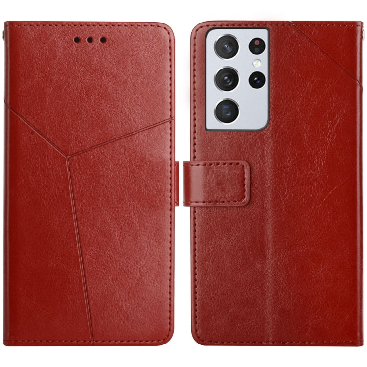 Y Stitching Horizontal Flip Leather Case with Holder & Card Slots & Wallet & Photo Frame, For Samsung Galaxy S20, For Samsung Galaxy S20+, For Samsung Galaxy S20 Ultra, For Samsung Galaxy S20 FE, For Samsung Galaxy S21 5G, For Samsung Galaxy S21 FE 5G�...