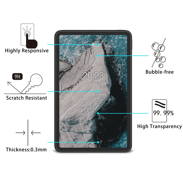 9H 2.5D Explosion-proof Tempered Tablet Glass Film, For Nokia T20, For Amazon Kindle Paperwhite 5 6.8 2021, For OPPO Realme Pad, For Samsung Galaxy Tab A8 / X200 / X205 / Galaxy Tab A8 10.5 2021 (1 PC), For Samsung Galaxy Tab S8 (1 PC)�����������������...