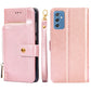 Zipper Bag Horizontal Flip Leather Phone Case with Holder & Card Slots & Lanyard, For Samsung Galaxy A52s 5G, For Samsung Galaxy M52 5G, For Samsung Galaxy A03s (166.5mm), For Samsung Galaxy A03s (164.2mm), For Samsung Galaxy Feel 2 (Japan Ver.)�������...