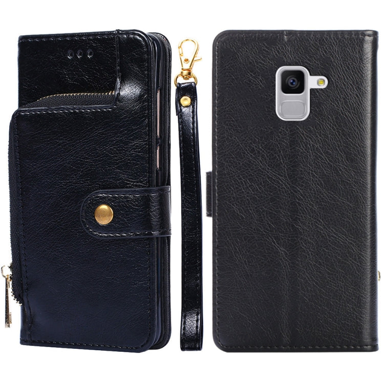 Zipper Bag Horizontal Flip Leather Phone Case with Holder & Card Slots & Lanyard, For Samsung Galaxy A52s 5G, For Samsung Galaxy M52 5G, For Samsung Galaxy A03s (166.5mm), For Samsung Galaxy A03s (164.2mm), For Samsung Galaxy Feel 2 (Japan Ver.)�������...