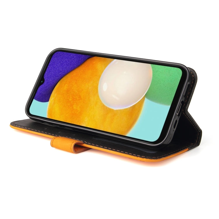 Stitching-Color Horizontal Flip Leather Phone Case with Holder & Card Slots & Photo Frame, For Samsung Galaxy A13 5G