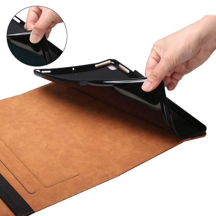 Rhombus Skin Feel Horizontal Flip Tablet Leather Case with Card Slots & Holder, For Samsung Galaxy Tab A8 10.5 2021 X200/X205, For OPPO Realme Pad