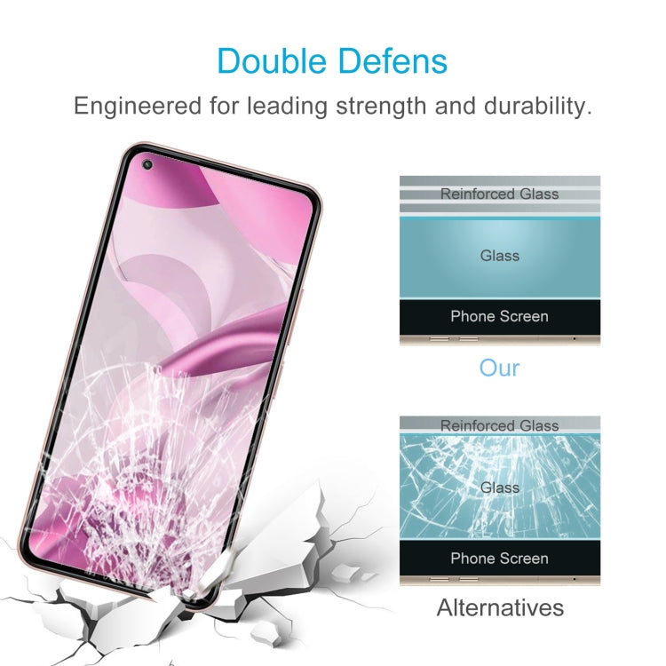 50 PCS 0.26mm 9H 2.5D Tempered Glass Film