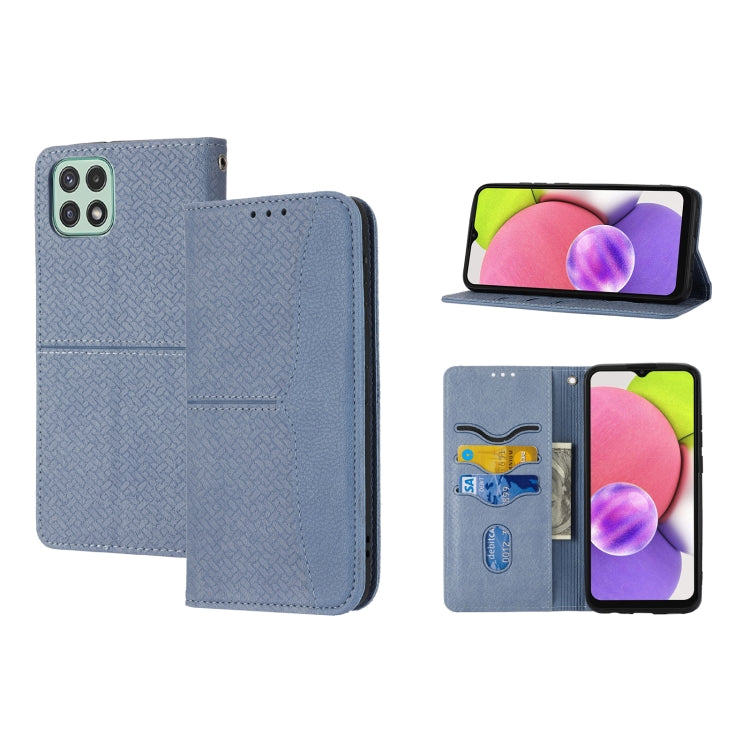 Woven Texture Stitching Magnetic Horizontal Flip PU Leather Phone Case, For Samsung Galaxy A03 International Version, For Xiaomi Redmi Note 11, For Samsung Galaxy A03 EU Version, For Xiaomi Redmi Note 11 Pro