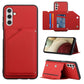 Skin Feel PU + TPU + PC Back Cover Shockproof Phone Case with Card Slots & Holder & Photo Frame, For OPPO Realme 8i, For Samsung Galaxy A13 5G, For Samsung Galaxy M52 5G, For Xiaomi Mi 11T / Mi 11 Pro
