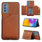 Skin Feel PU + TPU + PC Back Cover Shockproof Phone Case with Card Slots & Holder & Photo Frame, For OPPO Realme 8i, For Samsung Galaxy A13 5G, For Samsung Galaxy M52 5G, For Xiaomi Mi 11T / Mi 11 Pro