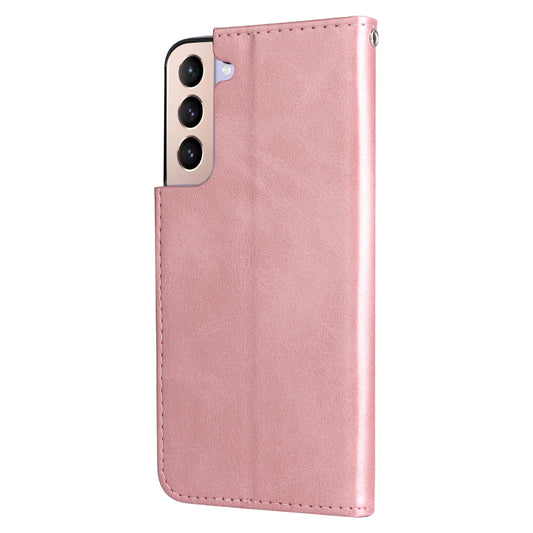 Calf Texture Zipper Horizontal Flip Leather Phone Case, For Samsung Galaxy S22 5G, For Samsung Galaxy S22+ 5G