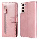 Calf Texture Zipper Horizontal Flip Leather Phone Case, For Samsung Galaxy S22 5G, For Samsung Galaxy S22+ 5G