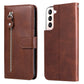 Calf Texture Zipper Horizontal Flip Leather Phone Case, For Samsung Galaxy S22 5G, For Samsung Galaxy S22+ 5G