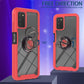 Starry Sky Solid Color Series Shockproof PC + TPU Phone Case with Ring Holder & Magnetic Function