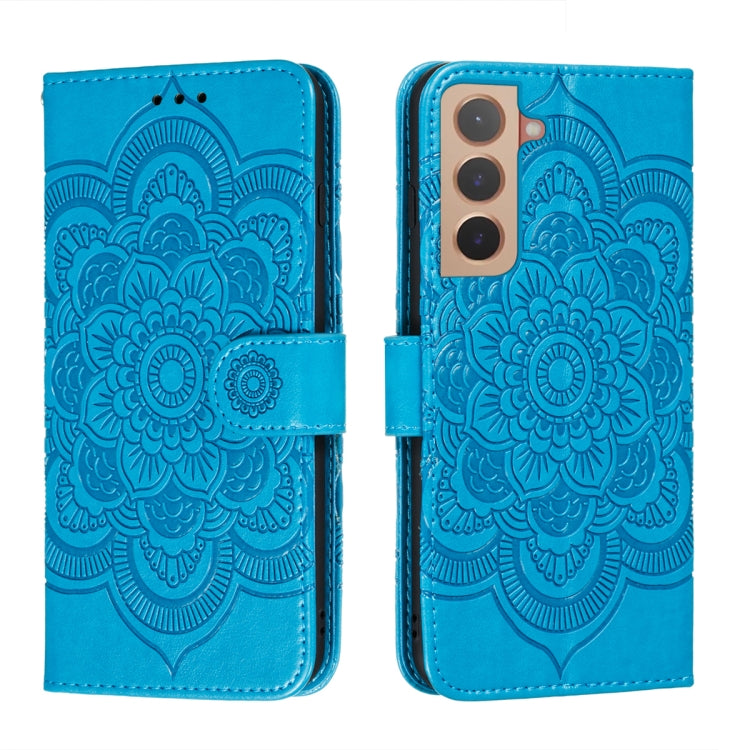 Sun Mandala Embossing Pattern Phone Leather Case with Holder & Card Slots & Wallet & Lanyard, For Samsung Galaxy S22 5G, For Samsung Galaxy S22 Ultra 5G, For Samsung Galaxy S22+ 5G, For Xiaomi Redmi Note 11, For Xiaomi Redmi Note 11 Pro