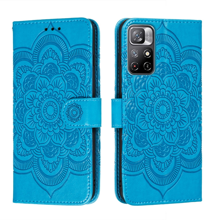 Sun Mandala Embossing Pattern Phone Leather Case with Holder & Card Slots & Wallet & Lanyard, For Samsung Galaxy S22 5G, For Samsung Galaxy S22 Ultra 5G, For Samsung Galaxy S22+ 5G, For Xiaomi Redmi Note 11, For Xiaomi Redmi Note 11 Pro