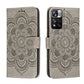 Sun Mandala Embossing Pattern Phone Leather Case with Holder & Card Slots & Wallet & Lanyard, For Samsung Galaxy S22 5G, For Samsung Galaxy S22 Ultra 5G, For Samsung Galaxy S22+ 5G, For Xiaomi Redmi Note 11, For Xiaomi Redmi Note 11 Pro