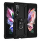 Shockproof TPU + PC Phone Case with Rotating Holder, For Samsung Galaxy Z Fold3 5G