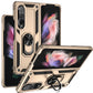 Shockproof TPU + PC Phone Case with Rotating Holder, For Samsung Galaxy Z Fold3 5G