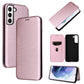 Carbon Fiber Texture Magnetic Horizontal Flip Leather Phone Case, For Samsung Galaxy S22, For Samsung Galaxy S22+