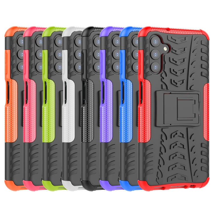 Tire Texture Shockproof TPU+PC Phone Case with Holder, For Samsung Galaxy A13 5G, For Samsung Galaxy S22 5G, For Samsung Galaxy S22+ 5G