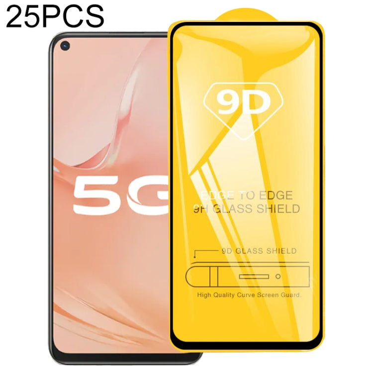 25 PCS 9D Full Glue Screen Tempered Glass Film, For vivo U10 / U3x (25 PCS), For vivo X50 5G (25 PCS), For vivo Y30 (25 PCS), For OPPO Realme X3 SuperZoom (25 PCS), For vivo Y51s (25 PCS), For OPPO Reno 5G(25 PCS), For vivo Z1x (25 PCS)����������������...