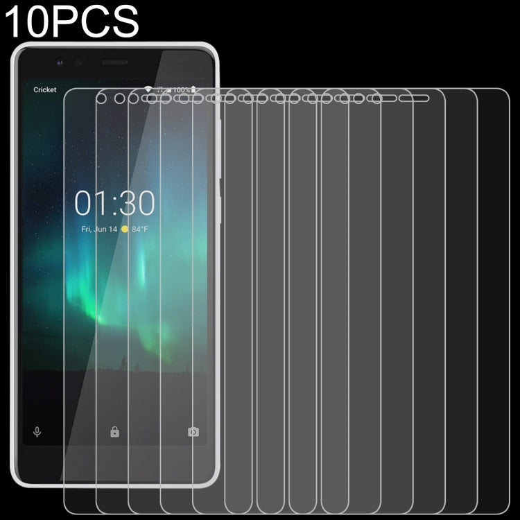 10 PCS 0.26mm 9H 2.5D Tempered Glass Film