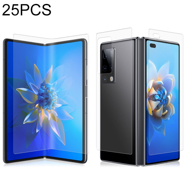 25 PCS Full Screen Protector Explosion-proof Hydrogel Film, For Samsung Galaxy Fold 5G(Main Screen) (25 PCS), For Samsung Galaxy Z Fold2 5G(Main Screen) (25 PCS), For Huawei Mate X(Inner + Rear Film) (25 PCS)��������������������������������������������...