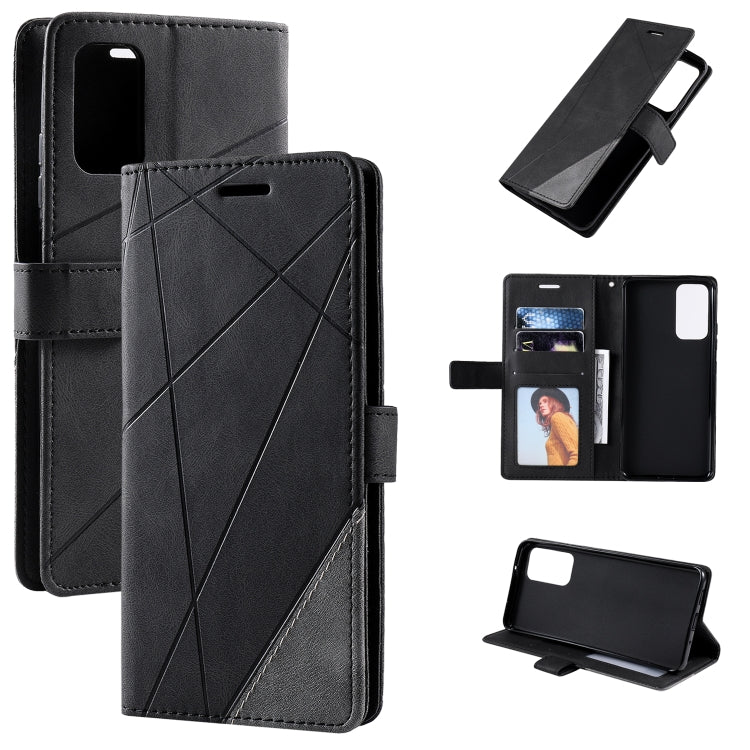 Skin Feel Splicing Horizontal Flip Leather Phone Case, For Samsung Galaxy A03s EU Version, For Samsung Galaxy A13 5G, For Samsung Galaxy S22 5G, For Samsung Galaxy S22+ 5G, For Samsung Galaxy S22 Ultra 5G