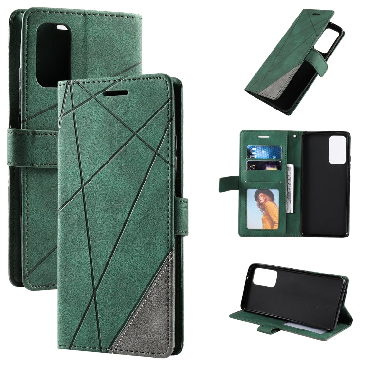 Skin Feel Splicing Horizontal Flip Leather Phone Case, For Samsung Galaxy A03s EU Version, For Samsung Galaxy A13 5G, For Samsung Galaxy S22 5G, For Samsung Galaxy S22+ 5G, For Samsung Galaxy S22 Ultra 5G