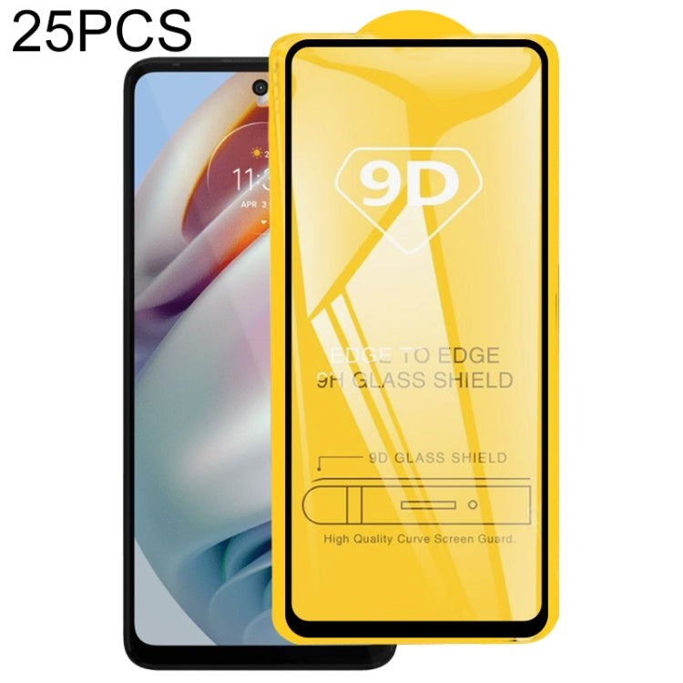 25 PCS 9D Full Glue Screen Tempered Glass Film