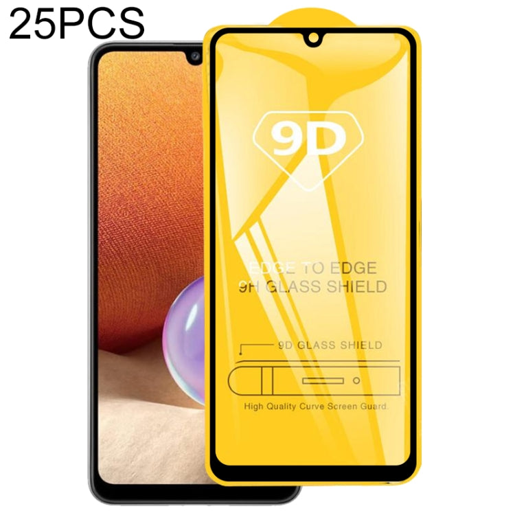 25 PCS 9D Full Glue Screen Tempered Glass Film
