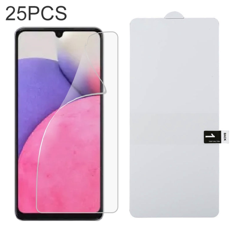 25 PCS Full Screen Protector Explosion-proof Hydrogel Film, For Samsung Galaxy A53 (25 PCS), For Huawei Enjoy 20e (25 PCS), For Samsung Galaxy A82 (25 PCS), For Huawei nova Y60 (25 PCS), For vivo Y20 2021 (25 PCS), For vivo iQOO Neo5 Lite (25 PCS)�����...