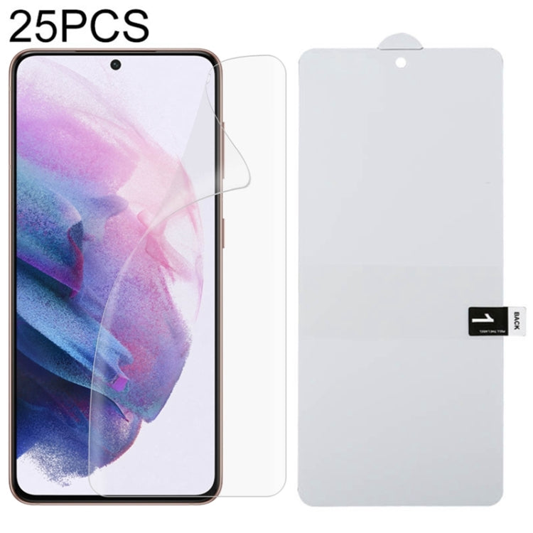 25 PCS Full Screen Protector Explosion-proof Hydrogel Film, For Samsung Galaxy S22 Ultra 5G (25pcs), For Samsung Galaxy S22+ 5G (25pcs), For Samsung Galaxy S22 5G (25pcs)