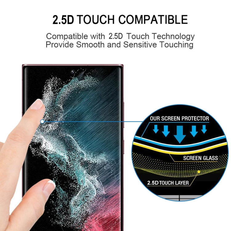25 PCS Full Glue 3D Curved Edge Screen Tempered Glass Film