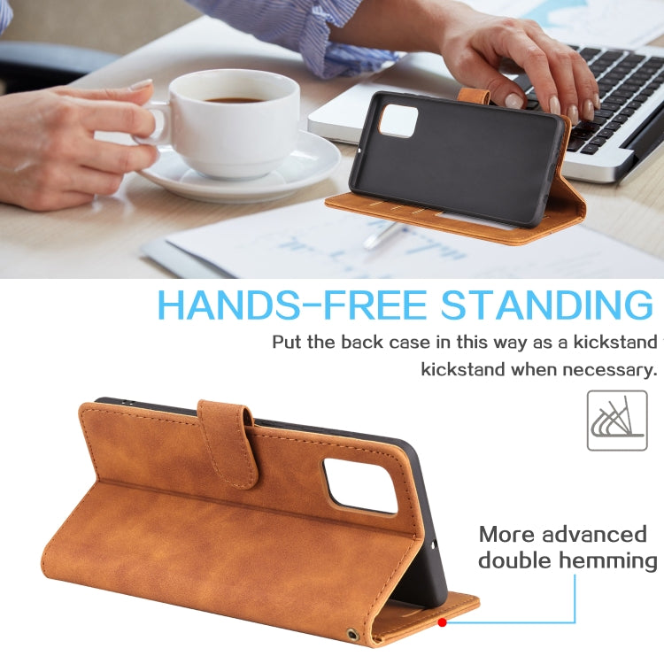 Skin Feel Anti-theft Brush Horizontal Flip Leather Phone Case, For Samsung Galaxy A71, For Samsung Galaxy A40, For Samsung Galaxy S21+ 5G, For Samsung Galaxy S21 Ultra 5G, For Samsung Galaxy Note20 Ultra, For Samsung Galaxy S20 FE����������������������...