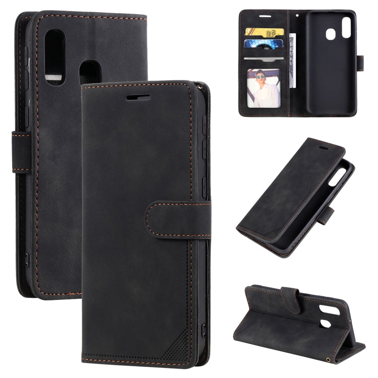 Skin Feel Anti-theft Brush Horizontal Flip Leather Phone Case, For Samsung Galaxy A71, For Samsung Galaxy A40, For Samsung Galaxy S21+ 5G, For Samsung Galaxy S21 Ultra 5G, For Samsung Galaxy Note20 Ultra, For Samsung Galaxy S20 FE����������������������...