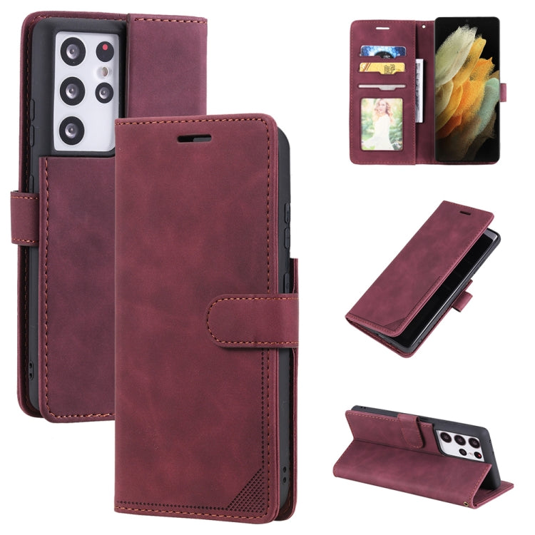 Skin Feel Anti-theft Brush Horizontal Flip Leather Phone Case, For Samsung Galaxy A71, For Samsung Galaxy A40, For Samsung Galaxy S21+ 5G, For Samsung Galaxy S21 Ultra 5G, For Samsung Galaxy Note20 Ultra, For Samsung Galaxy S20 FE����������������������...