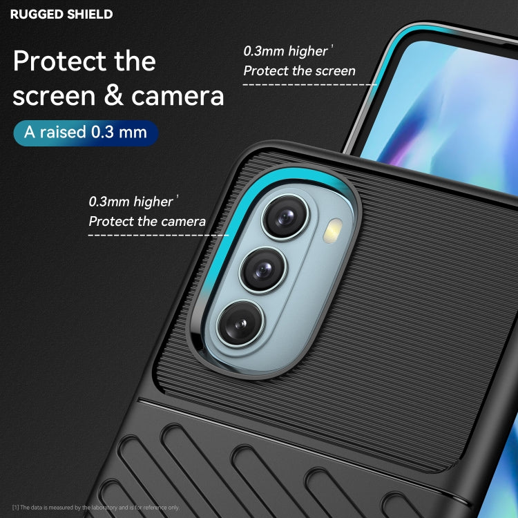 Thunderbolt Shockproof TPU Protective Soft Phone Case, For Motorola Moto G51 5G, For Samsung Galaxy M52 5G, For OnePlus 10 Pro, For OnePlus Nord N20 5G