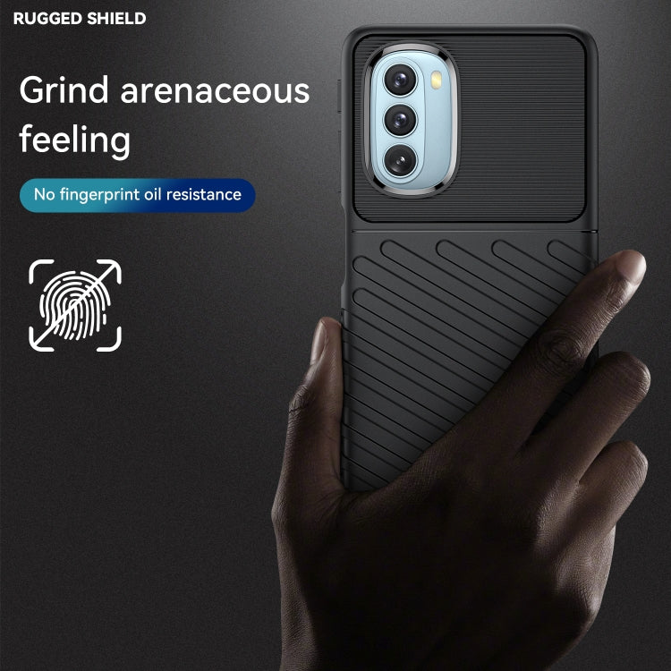 Thunderbolt Shockproof TPU Protective Soft Phone Case, For Motorola Moto G51 5G, For Samsung Galaxy M52 5G, For OnePlus 10 Pro, For OnePlus Nord N20 5G