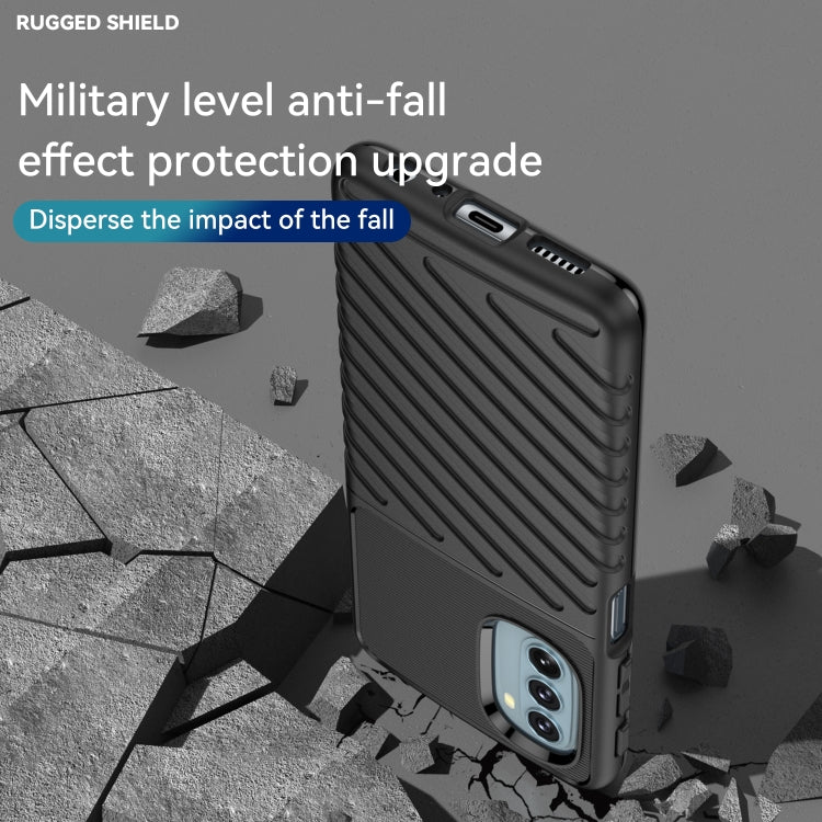 Thunderbolt Shockproof TPU Protective Soft Phone Case, For Motorola Moto G51 5G, For Samsung Galaxy M52 5G, For OnePlus 10 Pro, For OnePlus Nord N20 5G