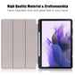 Solid Color TPU Horizontal Flip Tablet Leather Case with 3-Fold Holder & Sleep / Wake-up Function