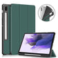 Solid Color TPU Horizontal Flip Tablet Leather Case with 3-Fold Holder & Sleep / Wake-up Function