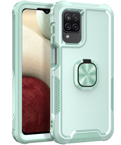 3 in 1 PC + TPU Phone Case with Ring Holder, For Samsung Galaxy A32 & A12, For Samsung Galaxy Note10, For Samsung Galaxy Note10+, For Samsung Galaxy Note20, For Samsung Galaxy Note20 Ultra, For Samsung Galaxy S10, For Samsung Galaxy S10+���������������...