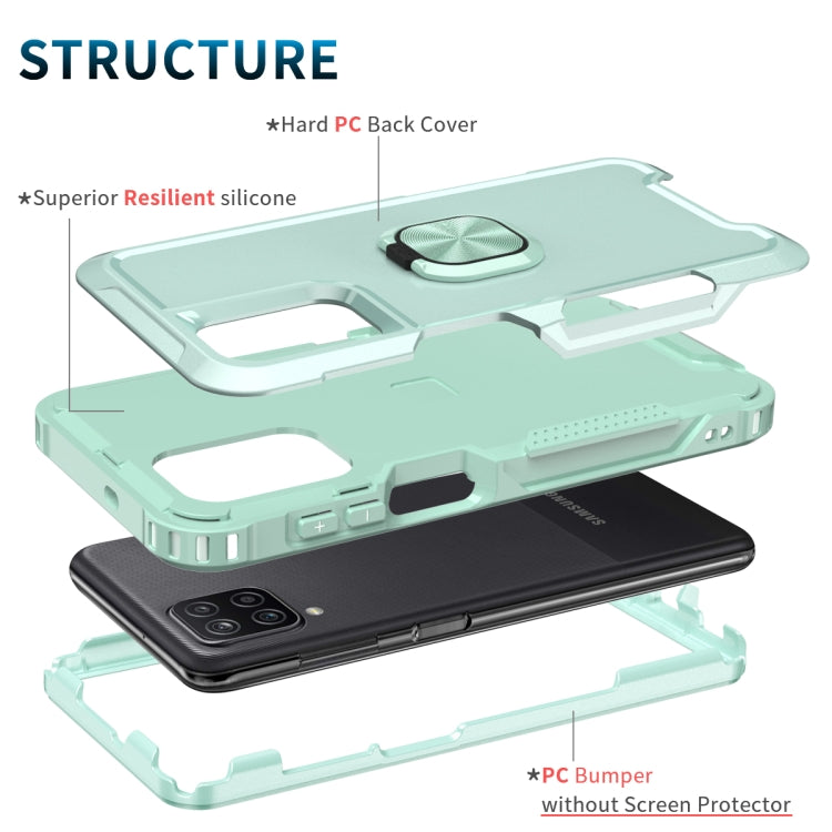 3 in 1 PC + TPU Phone Case with Ring Holder, For Samsung Galaxy A32 & A12, For Samsung Galaxy Note10, For Samsung Galaxy Note10+, For Samsung Galaxy Note20, For Samsung Galaxy Note20 Ultra, For Samsung Galaxy S10, For Samsung Galaxy S10+���������������...