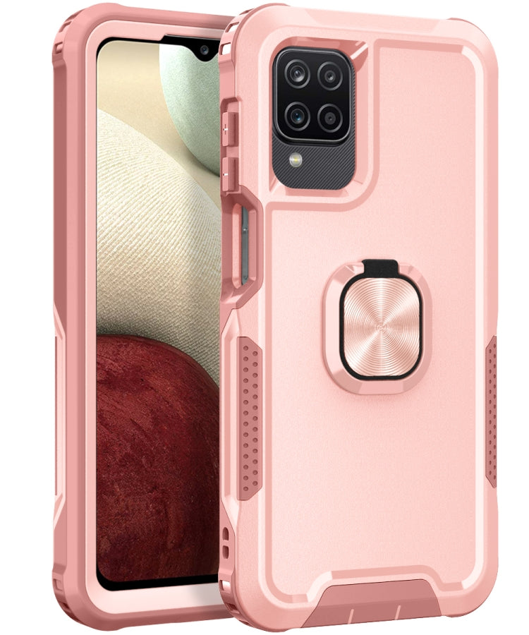 3 in 1 PC + TPU Phone Case with Ring Holder, For Samsung Galaxy A32 & A12, For Samsung Galaxy Note10, For Samsung Galaxy Note10+, For Samsung Galaxy Note20, For Samsung Galaxy Note20 Ultra, For Samsung Galaxy S10, For Samsung Galaxy S10+���������������...