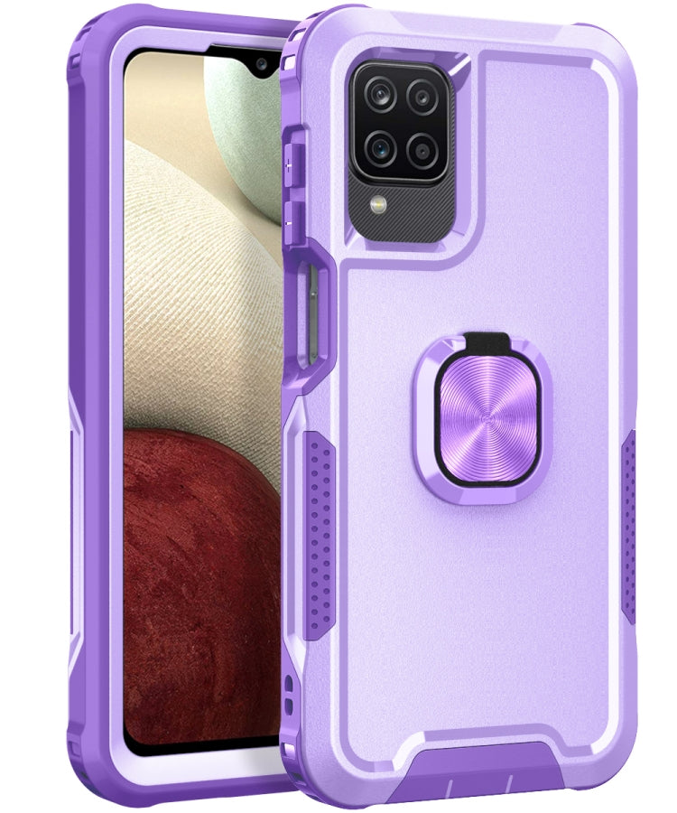 3 in 1 PC + TPU Phone Case with Ring Holder, For Samsung Galaxy A32 & A12, For Samsung Galaxy Note10, For Samsung Galaxy Note10+, For Samsung Galaxy Note20, For Samsung Galaxy Note20 Ultra, For Samsung Galaxy S10, For Samsung Galaxy S10+���������������...