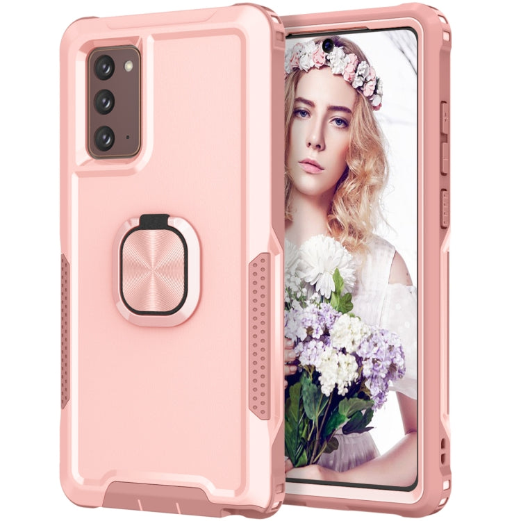 3 in 1 PC + TPU Phone Case with Ring Holder, For Samsung Galaxy A32 & A12, For Samsung Galaxy Note10, For Samsung Galaxy Note10+, For Samsung Galaxy Note20, For Samsung Galaxy Note20 Ultra, For Samsung Galaxy S10, For Samsung Galaxy S10+���������������...