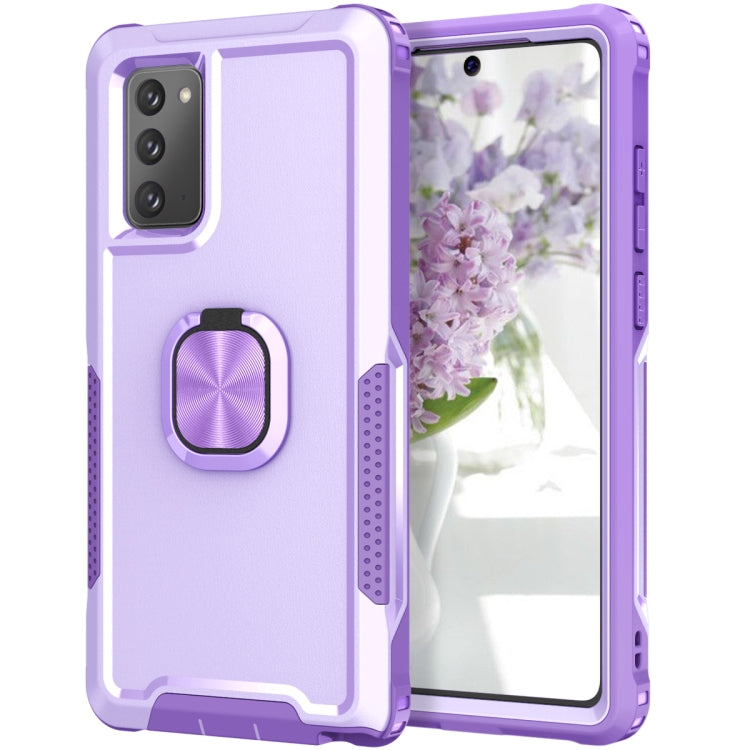 3 in 1 PC + TPU Phone Case with Ring Holder, For Samsung Galaxy A32 & A12, For Samsung Galaxy Note10, For Samsung Galaxy Note10+, For Samsung Galaxy Note20, For Samsung Galaxy Note20 Ultra, For Samsung Galaxy S10, For Samsung Galaxy S10+���������������...