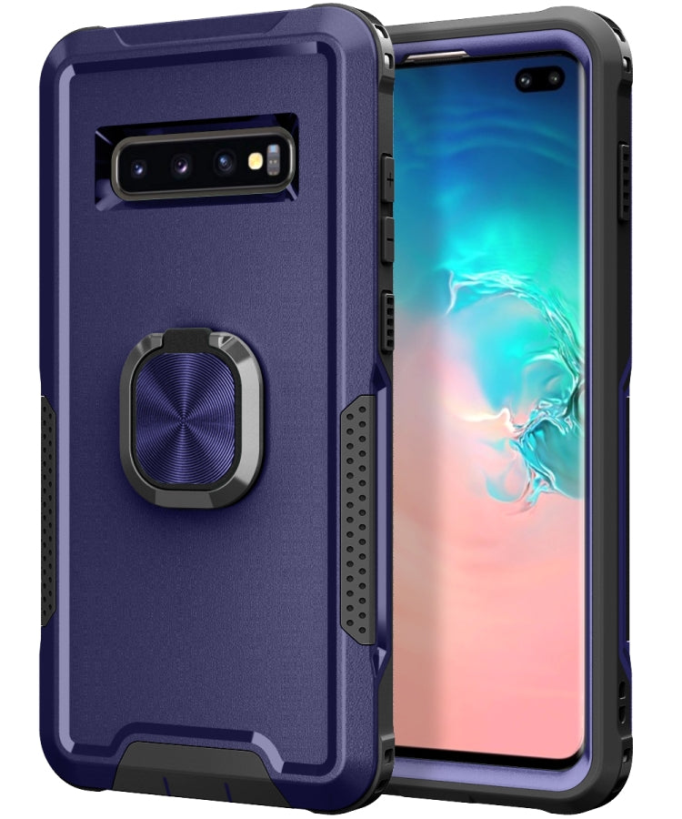 3 in 1 PC + TPU Phone Case with Ring Holder, For Samsung Galaxy A32 & A12, For Samsung Galaxy Note10, For Samsung Galaxy Note10+, For Samsung Galaxy Note20, For Samsung Galaxy Note20 Ultra, For Samsung Galaxy S10, For Samsung Galaxy S10+���������������...