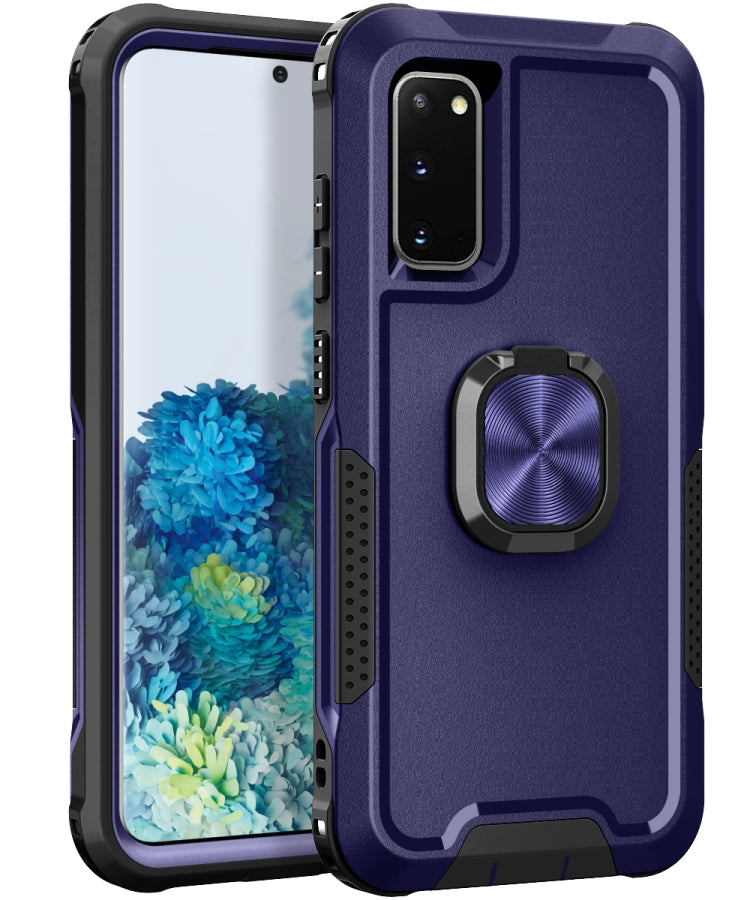 3 in 1 PC + TPU Phone Case with Ring Holder, For Samsung Galaxy A32 & A12, For Samsung Galaxy Note10, For Samsung Galaxy Note10+, For Samsung Galaxy Note20, For Samsung Galaxy Note20 Ultra, For Samsung Galaxy S10, For Samsung Galaxy S10+���������������...