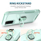 3 in 1 PC + TPU Phone Case with Ring Holder, For Samsung Galaxy S20+, For Samsung Galaxy S20 Ultra, For Samsung Galaxy S21 Ultra 5G